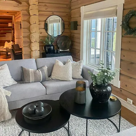 Ferienhaus Log With Panoramic Views At Voss