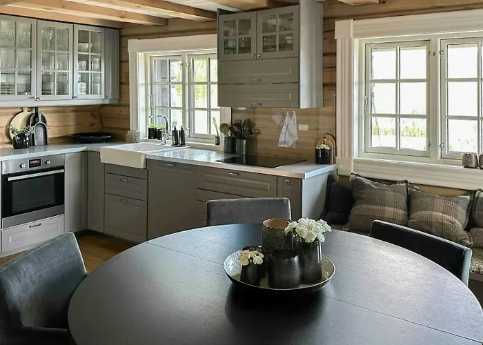 Ferienhaus Log With Panoramic Views At Voss Skulestadmo