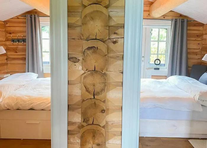 Log With Panoramic Views At Voss Ferienhaus
